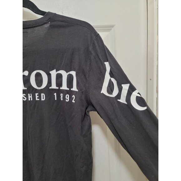 Abercrombie & Fitch Men's Soft Long Sleeve Crew Neck T-Shirt Size S - Picture 5 of 11